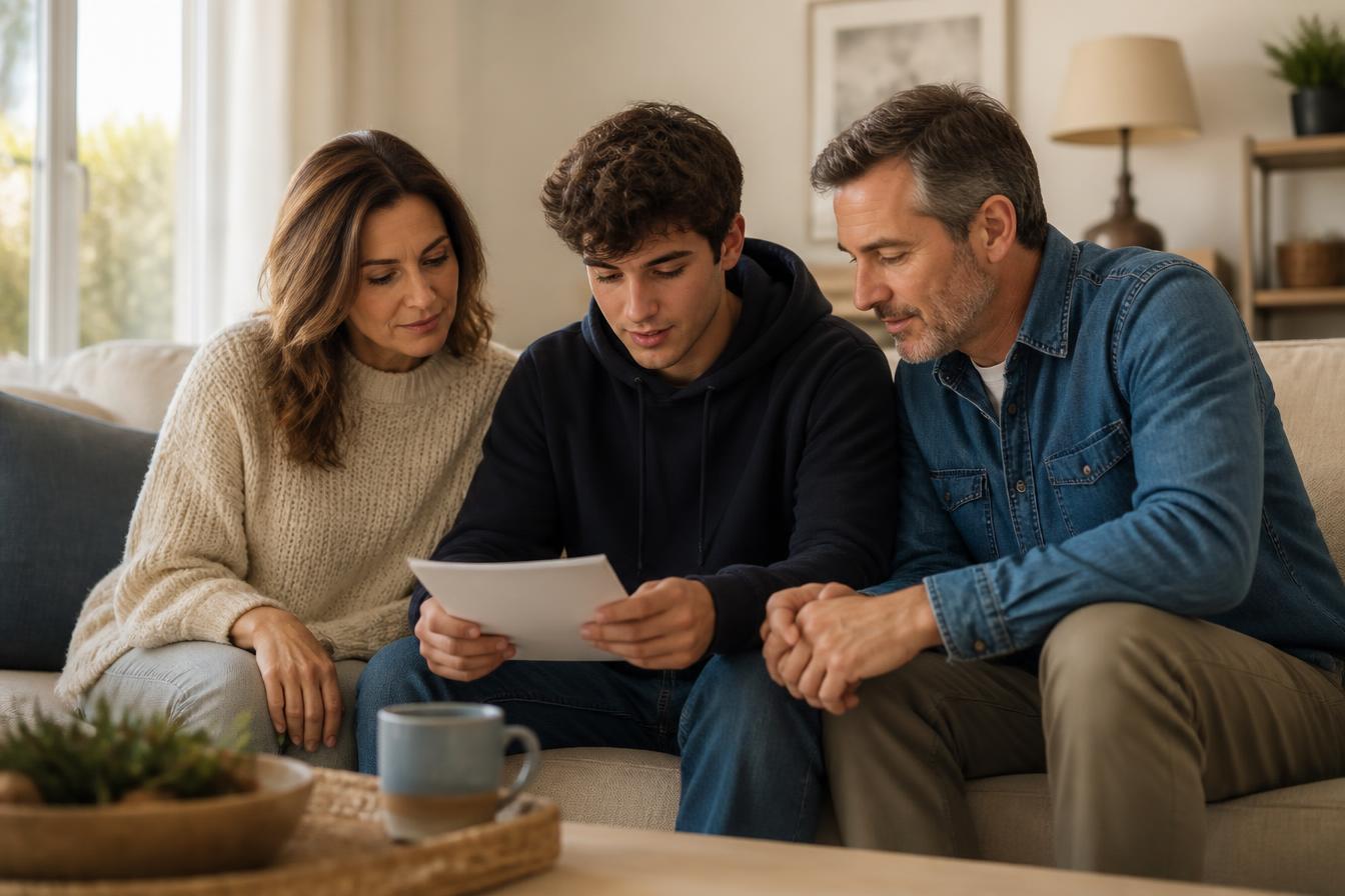 Familia reflexionando sobre cómo elegir un centro de desintoxicación